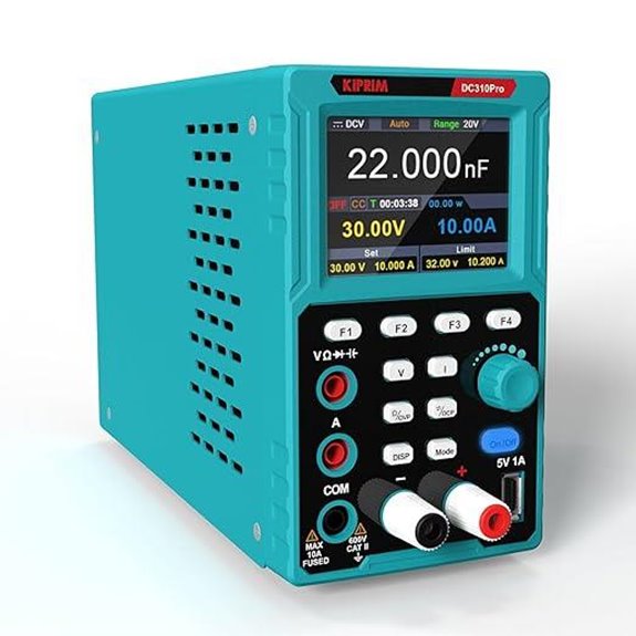 Kiprim 2-in-1 Programmable Power Supply and Multimeter