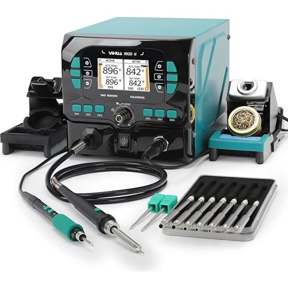 YIHUA 992D-II 2-in-1 Soldering & Hot Air Station