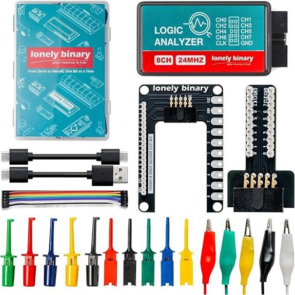 Logic Analyzer 8 Channels 24MHz USB Kit