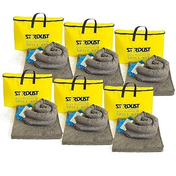 Stardust Spill Kit – OSHA Compliant Emergency Cleanup (6-Pack)