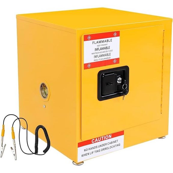 Hazardous Storage Cabinet Explosion-Proof Fireproof 17x17x18In