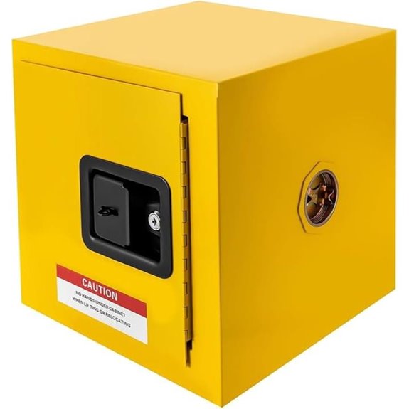 Hazardous Materials Storage Cabinet Fireproof Space Saver