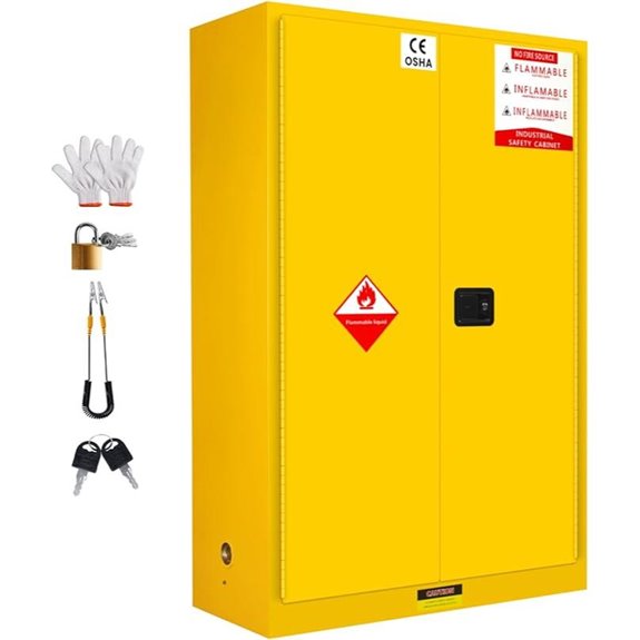 Hazardous Material Flammable Storage Cabinet (23W x 48D x 73H)