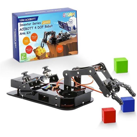 4DOF Robotic Arm Kit for Kids and Adults