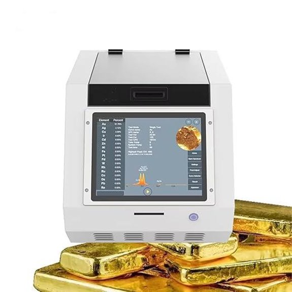 Gold Purity XRF Analyzer Meter Platinum Silver Content Test Machine
