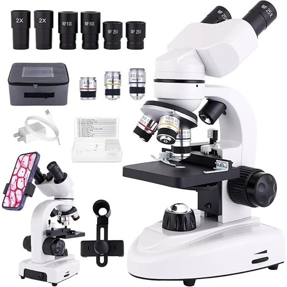 Goldstyle Binocular Microscope with Dual LED Illumination