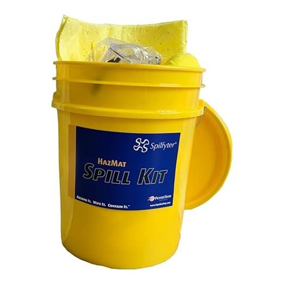 Spilfyter HazMat Spill Kit with Pads and Gear