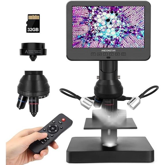 Andonstar AD246S-P HDMI Digital Microscope with 7'' Screen