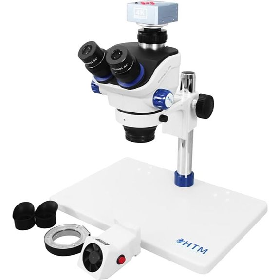 HengTianMei TX-350E Trinocular Stereo Zoom Microscope