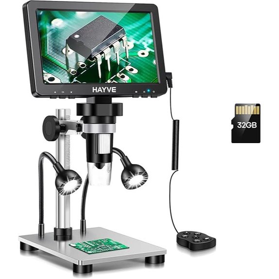 7 LCD Digital Microscope with 1200X Magnification