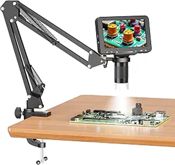 Digital Microscope 1000X with Flex Stand and 1080P