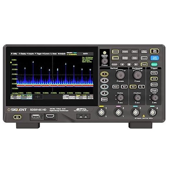Siglent SDS814X HD -12bits Mixed Signal Oscilloscope (4 Channel / 100 MHz)