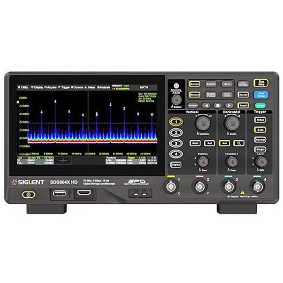 Siglent Technologies SDS804X HD 70 MHz 12-bit Digital oscilloscopes 4CH
