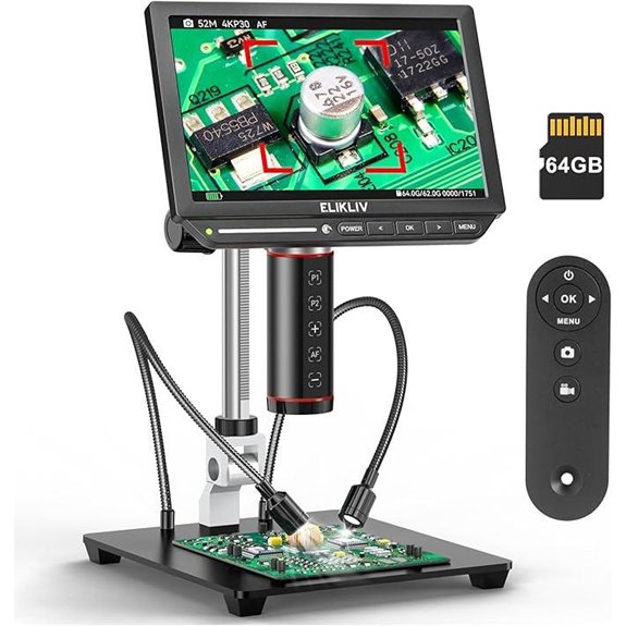 Elikliv 4K Digital Microscope EM4K-AF