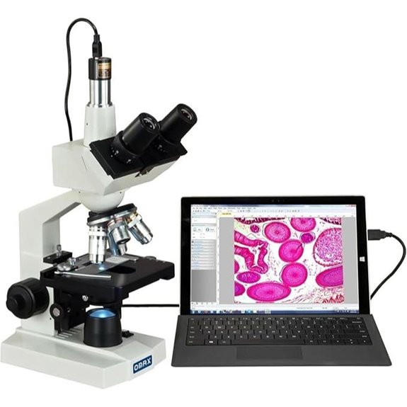 OMAX Trinocular Lab Compound Microscope with 5MP Camera