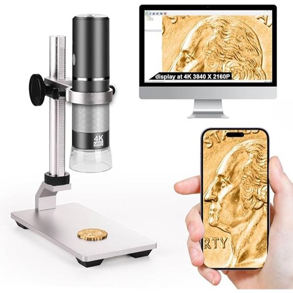 Ninyoon 4K Digital USB Microscope for All Devices