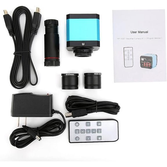 37MP 1080P USB Microscope Camera with Adapter