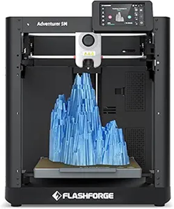 FLASHFORGE AD5M 3D Printer with Auto-Leveling and High Speed