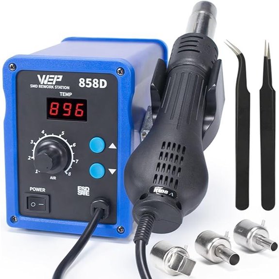WEP 858D Hot Air Rework Soldering Station