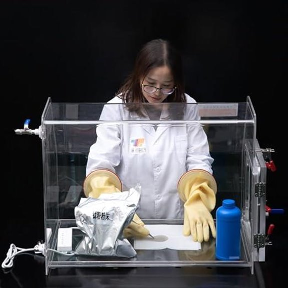 Lab Acrylic Glove Box for Inert Gas Experiments