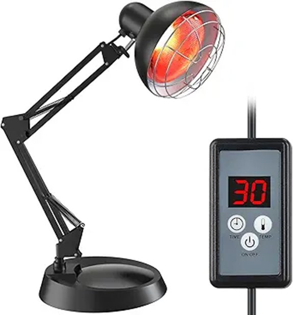 Infrared Heat Lamp for Pain Relief with Stand