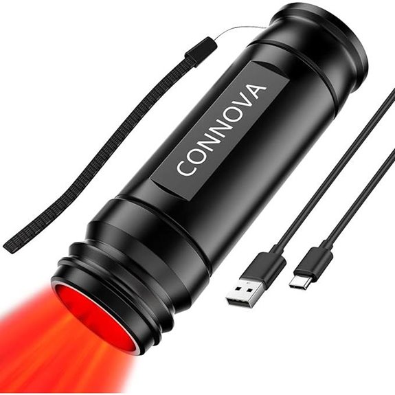 Infrared & Red Light Therapy Flashlight for Pain Relief