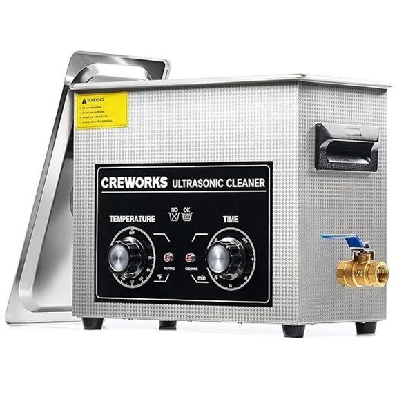 CREWORKS 6.5L Ultrasonic Cleaner for Jewelry and Tools