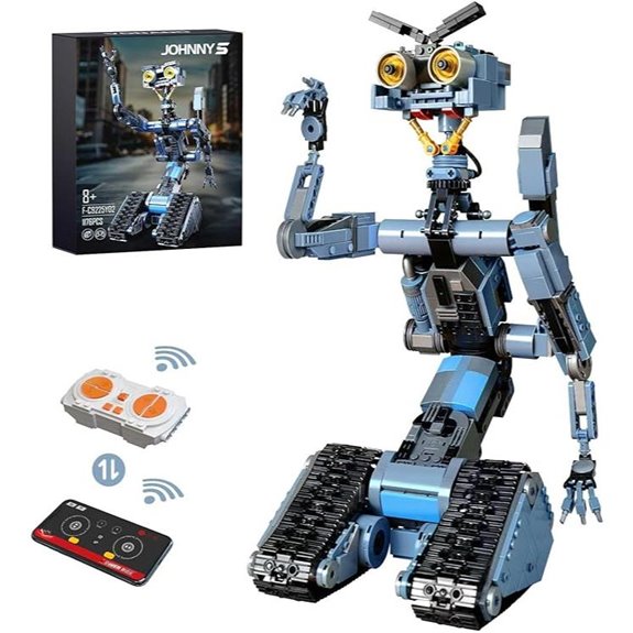 iATOM Johnny 5 Robot Building Set with Remote Control