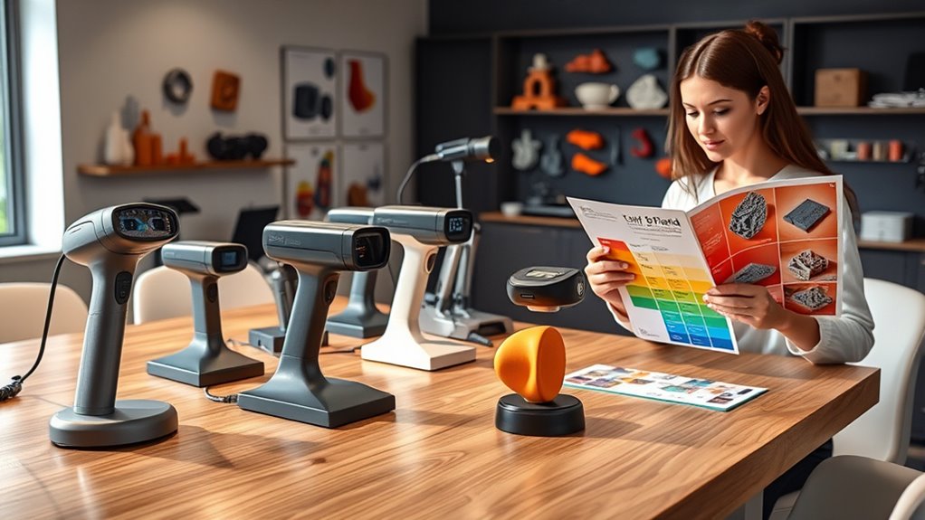 key factors for 3d scanning