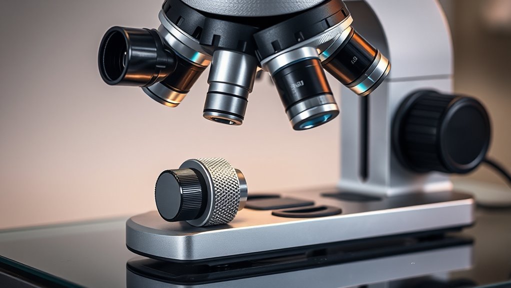 key research microscope features