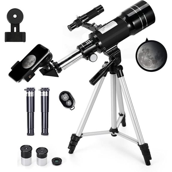Kids & Adults Telescope 70mm Aperture 300mm Refractor