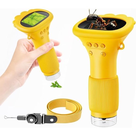 Portable Digital Microscope for Kids - Orange