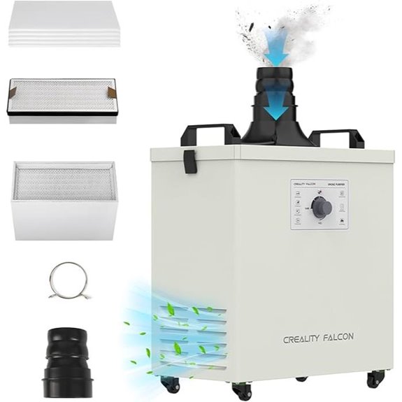 Creality Laser Smoke Purifier with 3-Stage Filtration