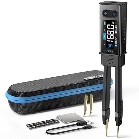 FNIRSI LCR-ST2 LCR ESR Meter Tweezer Tester