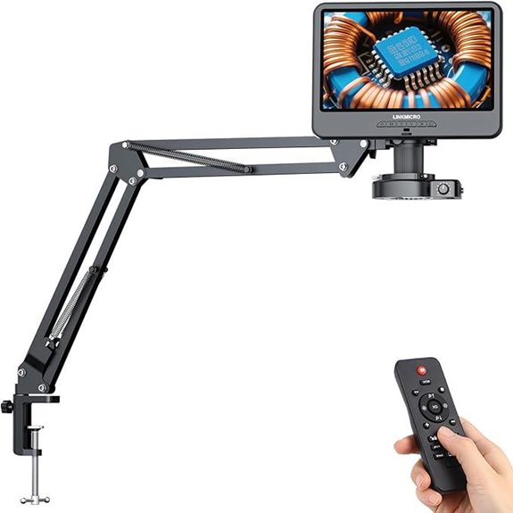 LM109A 10.1'' LCD Digital Microscope with Screen