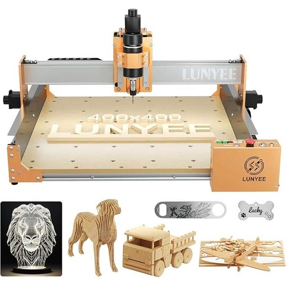 LUNYEE 4040 PRO CNC Router with Ball Screw