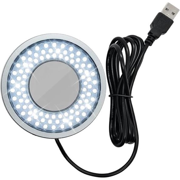 Polarized LED Ring Light for Microscope