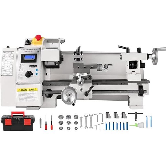VEVOR Mini Metal Lathe 8x14 Variable Speed