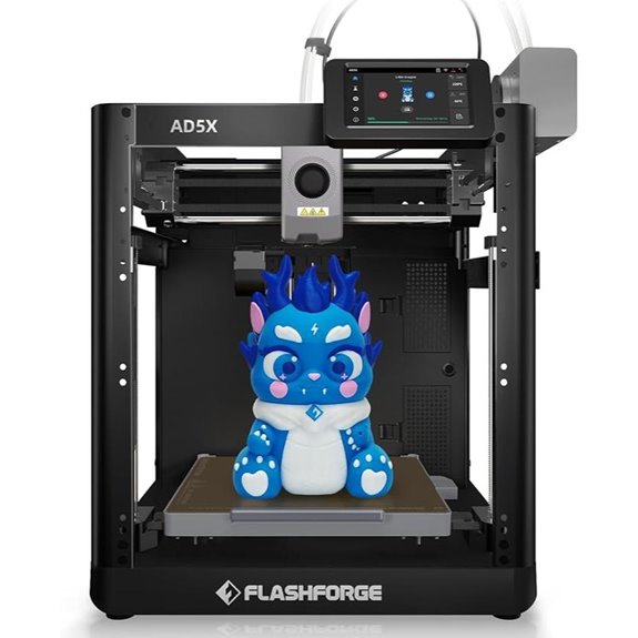 FLASHFORGE AD5X Multi-Color 3D Printer with Auto Leveling