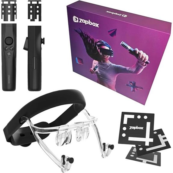 Zapbox 4 Next-Gen iPhone VR Headset with Controllers