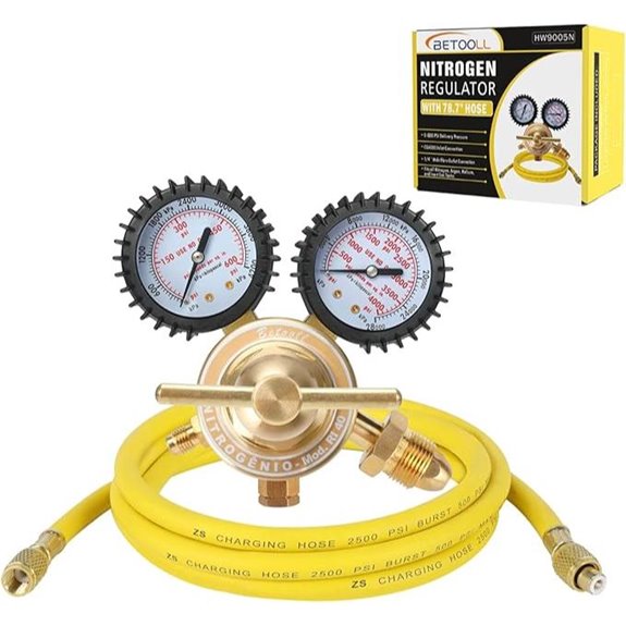 BETOOLL Nitrogen Regulator with Hose and Gauges