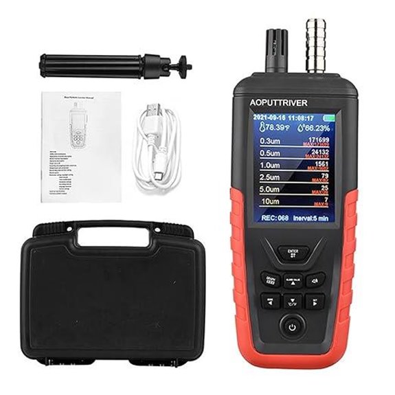 Portable Handheld Particle Counter and Dust Monitor