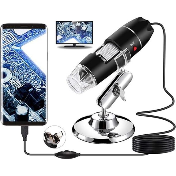 USB Digital Handheld Microscope with LED Lights