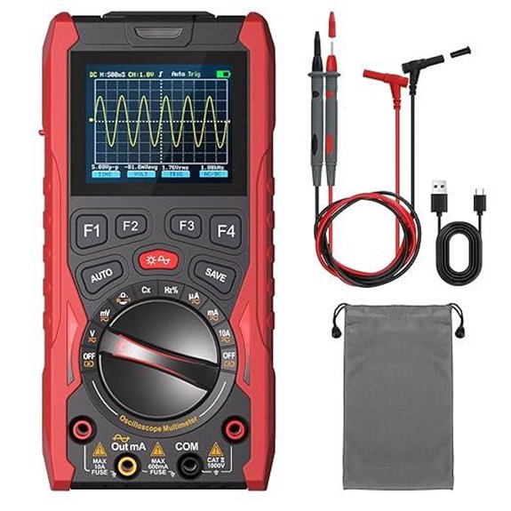 3-in-1 Handheld Oscilloscope Multimeter