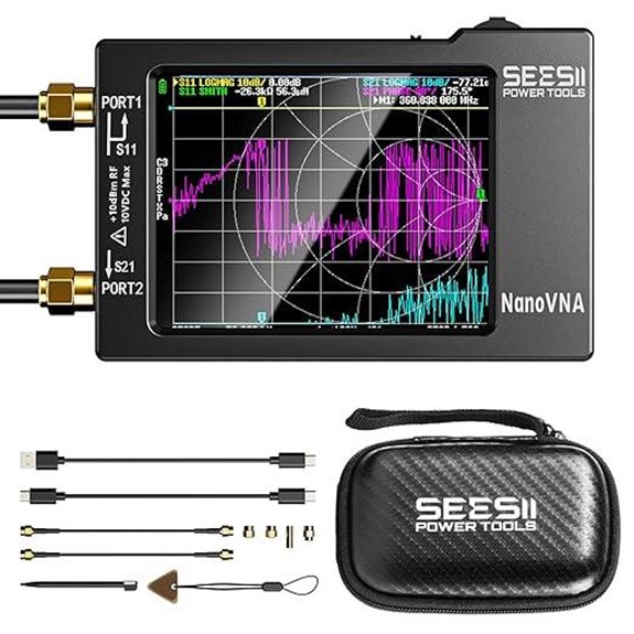 SEESII NanoVNA-H Vector Network Analyzer with Case