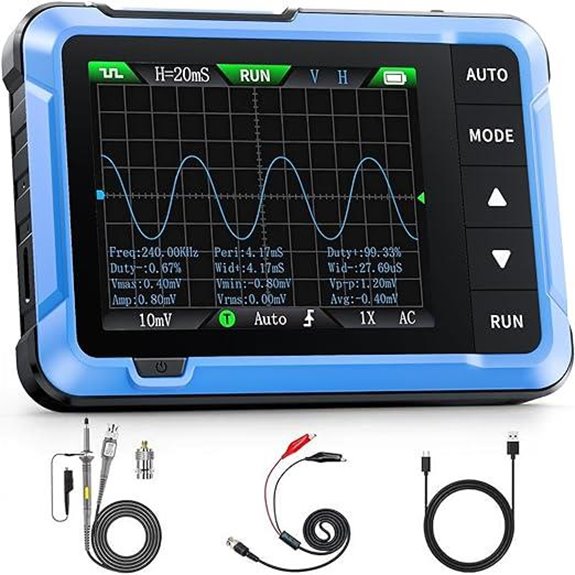 FNIRSI DSO-510 Portable Oscilloscope & Signal Generator