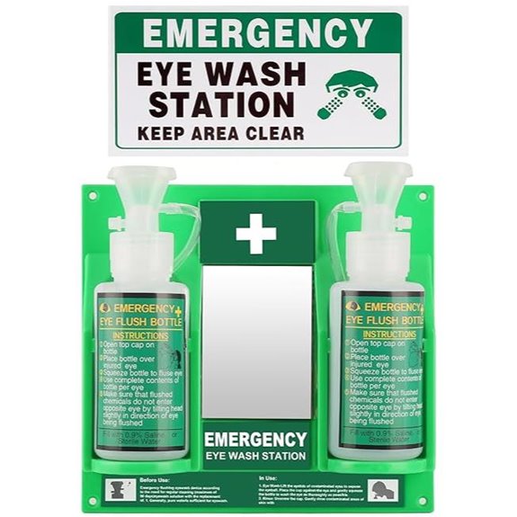 OSHA-Approved Wall-Mount Portable Eye Wash Station