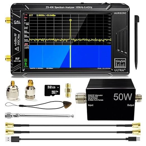 AURSINC TinySA Ultra+ Spectrum Analyzer & Signal Generator