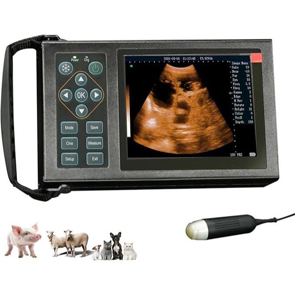 Portable Veterinary Ultrasound Machine for Pregnancy Detection