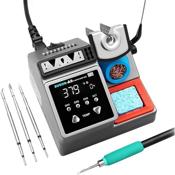 SUGON A9 210 Precision Soldering Station with Tips